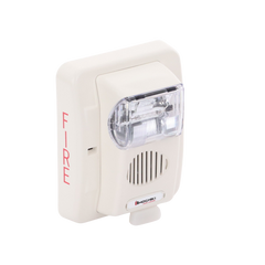 Sirena Estrobo, 24 Vcd, Multi-Candela 15 hasta 110 cd, Montaje En Pared, Color Blanco, Serie HEC3 (0500-06030)