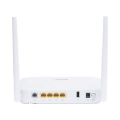 ONU GPON WiFi (2.4/5 GHz), 2 Antenas de 5 dBi, Compatible con OLTs de Terceros, MIMO 2x2, 4 puertos Gigabit + 1 POTS + USB, conector SC/UPC, (Gestión WAN desde la Interfaz de la ONU)