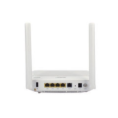 ONU GPON WiFi 6, (2.4/5 GHz), 2 Antenas de 5 dBi, Compatible con OLT de Terceros, 4 puertos Gigabit + 1 POTS + 2 USB, conector SC/UPC