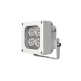 Iluminador LED de Alta Potencia | Luz Blanca | 10 Metros de Iluminación | Cobertura 120° | IP66 | Bajo Consumo de Energía | Fotocélula Incorporada | Soporte en “U” | Carcasa de Aluminio | Alta Transmitancia de Luz. | C
