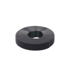 Rollo de Cinta de Contacto, de 15 Pies (4.5m) de Largo, 19.1 mm de Ancho, Color Negro