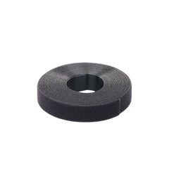 Rollo de Cinta de Contacto, de 15 Pies (4.5m) de Largo, 19.1 mm de Ancho, Color Negro