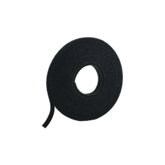 Rollo de Cinta de Contacto, de 75 Pies (22.9m) de Largo, 19.1 mm de Ancho, Color Negro