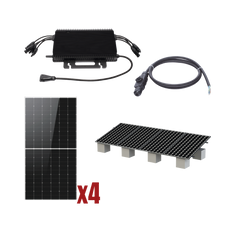 Kit Solar Interconexion / 2kW 220Vca / Microinversores HOYMILES / Montaje Incluido
