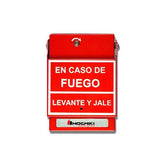Estación De Jalón Convencional De Doble Acción, Color Rojo, Texto En Español (0600-01230) Incluye varilla de vidrio
