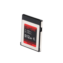 Memoria CFexpress tipo B / Clase 10 de 512 GB / Especializada para Cámaras de Fotografía y Video / 1800 MB/s Lectura / 1700 MB/s Escritura
