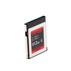 Memoria CFexpress tipo B / Clase 10 de 512 GB / Especializada para Cámaras de Fotografía y Video / 1800 MB/s Lectura / 1700 MB/s Escritura