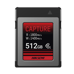 Memoria CFexpress tipo B / Clase 10 de 512 GB / Especializada para Cámaras de Fotografía y Video / 1800 MB/s Lectura / 1700 MB/s Escritura