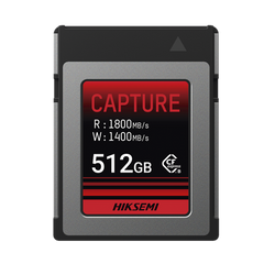 Memoria CFexpress tipo B / Clase 10 de 512 GB / Especializada para Cámaras de Fotografía y Video / 1800 MB/s Lectura / 1700 MB/s Escritura
