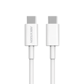 Cable USB-C a USB-C / 1 Metro / Ideal para Celulares Android / Carga Rápida 3 Amp / Carga y Sincronización de Datos / 480 Mbps / 60 Watts
