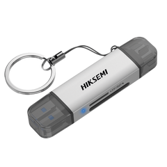 Lector de Tarjetas 2 en 1 / Conector Dual USB-A y USB-C / Soporta SD y Micro SD / 5 Gbps / Aleación de Aluminio