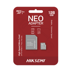 Memoria microSD con Adaptador Ideal para Celular o Tablet / 128 GB / Multipropósito / Clase 10 / 92 MB/s Lectura / 50 MB/s Escritura
