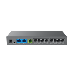 Gateway Analógico 8 FXO (Conectar Lineas Analógicas) / 3 Perfiles SIP / 1 Puerto FXS / NAT de Alto Rendimiento / Soporte Lifeline / Fax T.38 / Cifrado AES / Failover SIP / Conferencia de Voz 3 Vías