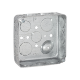 Caja Cuadrada 4 x 4"/ Profundidad 1- 1/2"/ Cuenta con 11 Entradas de 1/2" y 6 de 3/4"..