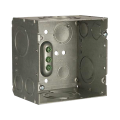 Caja Cuadrada 4- 11/16" x 4 11/16"/ Profundidad de 3-1/4"/ 2 Entradas 1", 1 1/4", 1 1/2", 2", 2 Entradas 1"-1 1/4", 2 Entradas 3/4 "- 1", 4 Entradas 1/2" - 3/4", 2 Entradas 1/2".