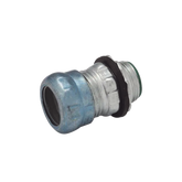 Conector de Compresión Impermeable aislado de Acero Galvanizado para Pared Delgada de 3/4" .