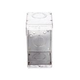 Caja (Chalupa) Multigang de 1 Gang/ Profundidad de 2-1/2 Pulgadas (6.35 cm)/ 8 TKO (1/2 y 3/4).