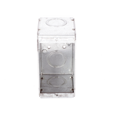 Caja (Chalupa ) Multigang de 1 Gang/ Profundidad de 2-1/2"/ 8 TKO (1/2" y 3/4").