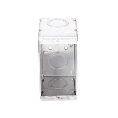 Caja (Chalupa ) Multigang de 1 Gang/ Profundidad de 2-1/2"/ 8 TKO (1/2" y 3/4").