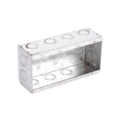 Caja Multigang de 4 Gangs,/ Profundidad de 2-1/2"/ 20 TKO (1/2"- 3/4").