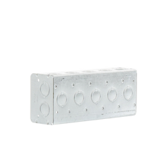 Caja Multigang de 5 Gang / Profundidad 2 1/2" / 19 Entradas 1/2"-3/4".