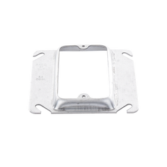 Sobretapa Cuadrada Galvanizada de 4", realce de 1/2".