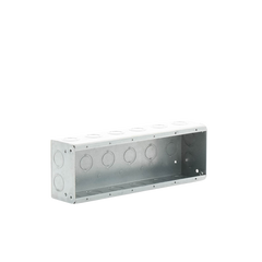 Caja de 6 Gang/Profundidad 2 1/2"/28 Entradas 1/2"-3/4".