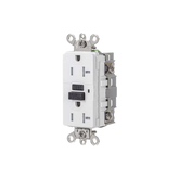 Contacto GFCI 20 A 125 V / Resistente a Intemperie / A prueba de manipulaciones / Color Blanco (Nema 5-20R) / Grado Industrial.