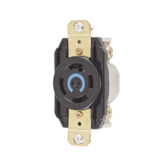 Receptáculo con Bloqueo de Media Vuelta Industrial 20 A 125/250 V CA / 3 Polos 4 Hilos / Nema L14-20R.