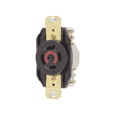 Receptáculo con Bloqueo de Media Vuelta Industrial 20 A 125/250 V CA / 3 Polos 4 Hilos / Nema L14-20R.