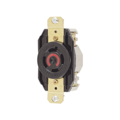 Receptáculo con Bloqueo de Media Vuelta Industrial 20 A 125/250 V CA / 3 Polos 4 Hilos / Nema L14-20R.