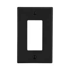 Tapa para Contacto Dúplex Color Negro.