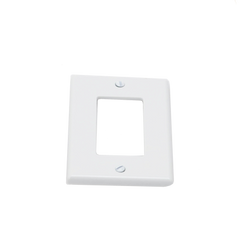 Tapa para Contacto Rectangular Color Blanco.
