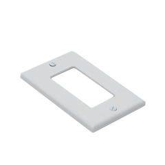Tapa para Contacto Rectangular Color Blanco.