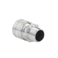 Conector de cable, de aluminio macho recto, .50 - .63 ", 1/2".