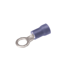 Zapata Terminal de Ojillo para Tornillo 1/4 in (6 mm) calibre 16-14 AWG con aislamiento de vinilo.
