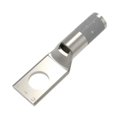 Zapata Terminal de Compresión BURNDY para Tornillo de 1/4" y Calibre 4 AWG / Barril Estándar.