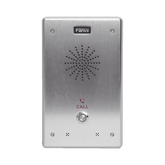 Intercomunicador IP, 2 líneas SIP, 2 relevadores con botón para llamada, anti-vandálico, IP65 e IK10, PoE