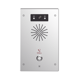 Video Intercomunicador IP, 2 líneas SIP, 2 relevadores con botón para llamada, Onvif, anti-vandálico, PoE, IP65 e IK10, PoE