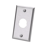Placa de Pared IndustrialNet?, Para 1 Conector Industrial, de Acero Inoxidable