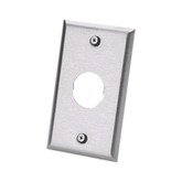 Placa de Pared IndustrialNet™, Para 1 Conector Industrial, de Acero Inoxidable