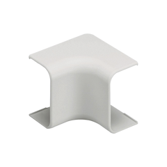 Esquinero interior, para uso con canaleta LD10, material ABS, Color Blanco Mate