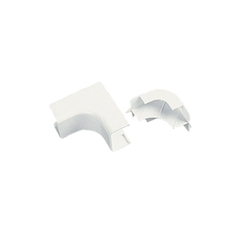 Esquinero Interior, para uso con Canaleta LDPH10 y LD2P10, material ABS, Color Blanco