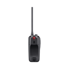 Radio portátil marino flotante con receptor AIS y GPS incluido, Tx: 156.025-157.425 MHz Rx: 156.050-163.275 MHz, opera en canales INT, USA, CAN, WX, Incluye antena, batería, cargador, cable de encendedor y clip.