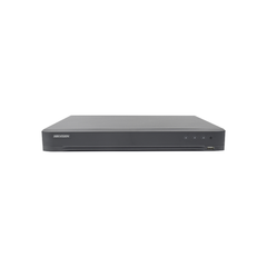 (Audio Bidireccional) DVR 32 Canales TurboHD + 8 Canales IP / 5 Megapixel Lite - 3K Lite / Acusense / Reconocimiento Facial / Audio por Coaxitron / 2 Bahías de Disco Duro / H.265+ / Salida de Video en Full HD