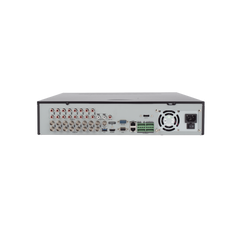 DVR 16 Canales TurboHD + 8 Canales IP / 3K / 5 Megapixel / 8 Bahías de Disco Duro / 16 Entradas de Audio Fisicas (Microfono por Separado) / Audio por coaxitron / Acusense / 16 Entradas de Alarma / POS / H.265+