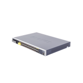 Switch PoE Industrial Capa 3, Con 24 Puertos PoE Gigabit 802.3af/at, 4 Puertos SFP Compartidos 100 / 1000X, Soporta temperaturas extremas de -40 ~ 75°C