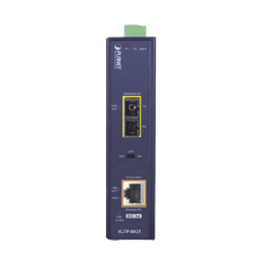 Convertidor de medios industrial PoE+ 1000BASE-SX a 10/100/1000BASE-T 802.3at (SC,MM) -550 m