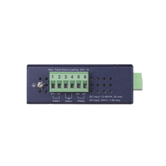 Convertidor de Medios Industrial PoE+ 1000BASE-LX a 10/100/1000BASE-T 802.3at (SC,SM) -20 km