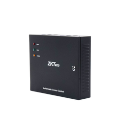 Controlador de acceso / 4 PUERTAS / Biometría Integrada / Hasta 3,000 Huellas / 30,000 Tarjetas / Incluye Gabinete y Fuente de Alimentación 12Vcc/5A compatible con ZKACCESS 3.5